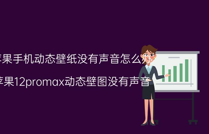 苹果手机动态壁纸没有声音怎么办 苹果12promax动态壁图没有声音？